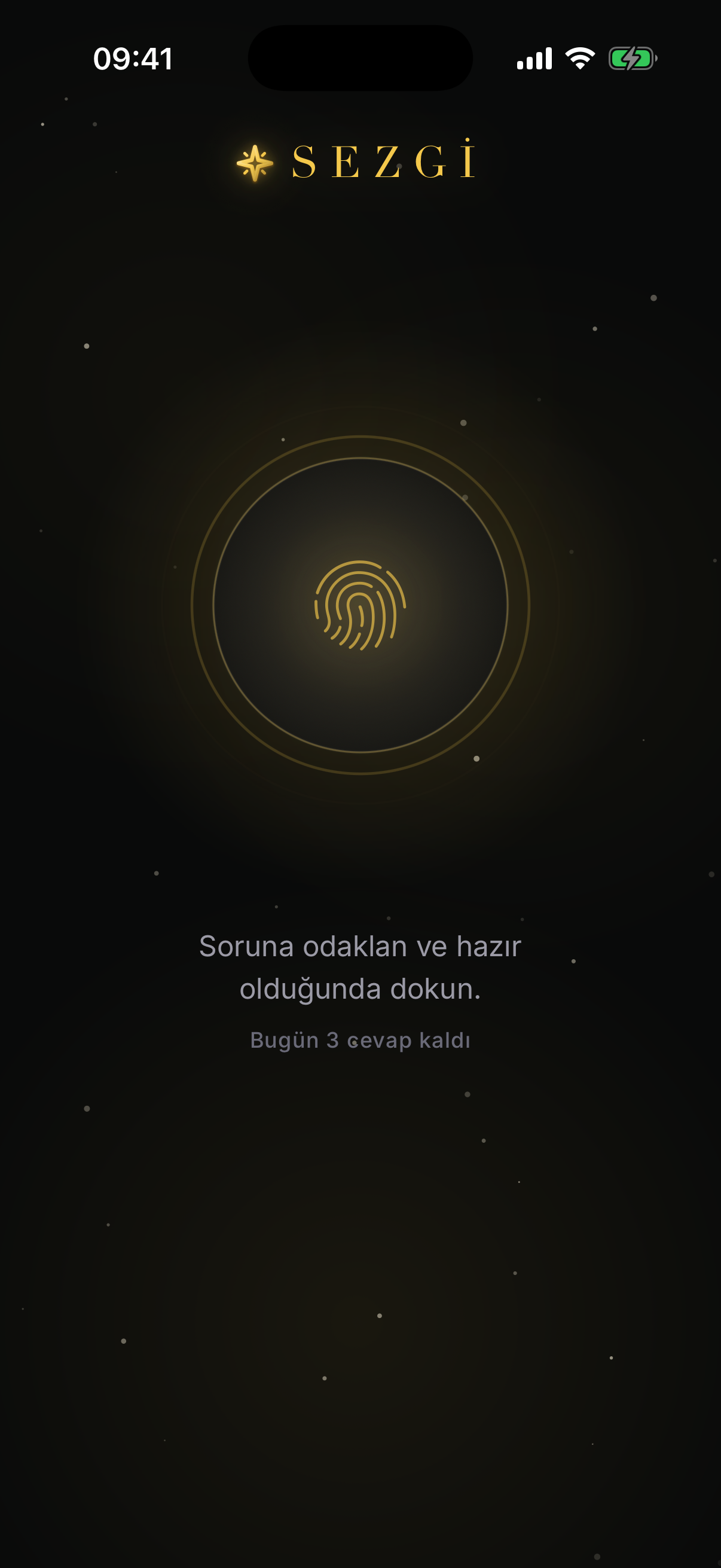Answhere focus ritual screen